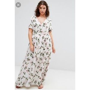 Alice and you from ASOS curve floral maxi dress